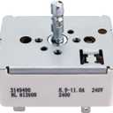 SuperDi 3149400 3148954 WP3149400 3148953 3148951 Infinite Range Switch Fits for Whirlpool Am-ana range switch stove parts WP3148953, WP3148954,WP3148951, 812608, 9148953, 311859, 310180, PS11740783