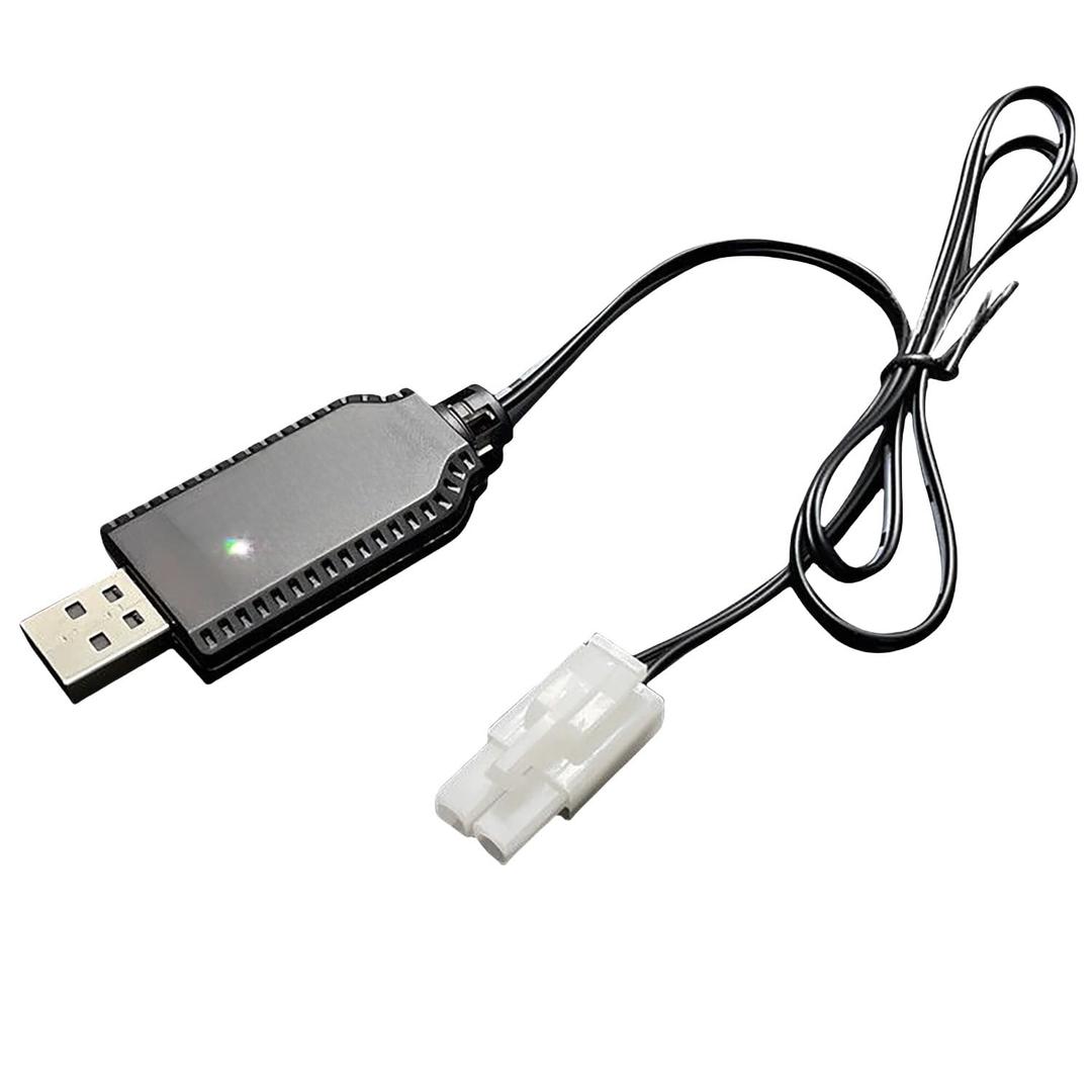 9.6V USB Charger Cable with Tamiya Connector for Nerf Rival RC Hobbies Airsoft nimh/nicd RC Batteries
