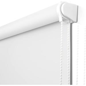 NUTRO CHILL 100% Blackout Roller Shade, Blackout Blinds for Bedroom Windows, UV Protection Fabric Window Shades for Home and Office (44"W x 68"H, White)