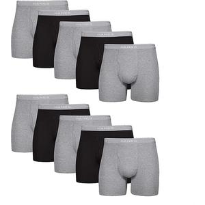 Hanes 10 Pack Men's Boxer Briefs Small