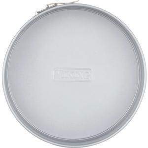 Viking Premium 9-Inch Nonstick Ceramic Springform Pan, Made without PFAS, Heavy Gauge Aluminized Steel Cheesecake Baking Pan, Reinforced Iron Frame, Even Heating, Oven Safe for 475F, Silver