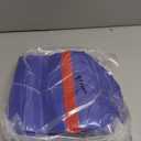 Windyun 50 Pcs Small Non Woven Gift Bags with Handles, 8 x 4 x 10 Inch Reusable Foldable Treat Tote Bag for Party Favor (Blue)