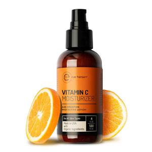Eve Hansen Vitamin C Face Moisturizer - Lightweight Hydrating Cream with Vitamin B, Green Tea, Jojoba Oil - Cruelty-Free & Natural Ingredients - 4 oz