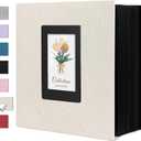 Linen Photo Album 4x6 Large Capacity 1000 Pockets Pictures Fabric Cover Books Albums Wedding School Family Anniversary Baby Memory Engagement Travel Albums(Beige, 1000 Pockets)