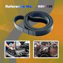 K060739 Serpentine Belt-Premium Micro-V Belt