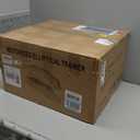 Under Desk Elliptical Machine, Electric Elliptical Leg Exerciser for Seniors with 12 Adjustable, Portable Quiet Elliptical Exercise Machine, Seated Pedal Exerciser with Remote Control (Orange)