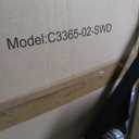 Wood Beaded Chandelier - Farmhouse Boho Light Fixture, Rustic Semi Flush Mount Ceiling Light, Oak 2 Lights Nursery Light Fixture for Hallway Foyer Bedroom Kitchen Island Living Room