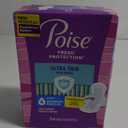 Poise Ultra Thin Incontinence Pads with Wings & Postpartum Incontinence Pads, 4 Drop Moderate Absorbency, Regular Length, 54 Count, Packaging May Vary (REGULAR/WINGED)