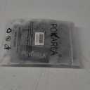 POKARLA Women's Cotton Stretch Underwear Ladies Mid-high Waisted Briefs Panties 5-Pack Black S