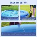 Inflatable Swimming Pool, Swimming Pool for Adults, Inflatable Top Ring Pool, Blow Up Pool for Kids, Family Pools for Backyard, Above Ground Pool (Medium (8 ft X 25)