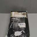 LEMOMO Black Thermal Blackout Curtains/38 x 84 Inch/Set of 2 Panels Room Darkening Curtains for Bedroom