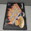 Keewah 4.5 inch Large Burger Ring - 6 Piece - Stainless Steel
