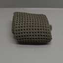 Waffle Bathroom Rugs, Large Non Slip Absorbent Waffle Knit Bath Mat for Shower Floor, Tub and Bathroom Door, Ultra Soft Quick Dry, Olive Green, 24"x36"