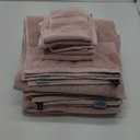 White Classic Luxury Bath Towel Set of 8 Pieces - 100% Turkish Cotton Highly Absorbent Towels for Bathroom, 2 Luxury Bath Towels 700GSM, 2 Hand Towels, 4 Washcloths, Pink