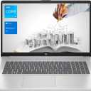 HP 17 Business Laptop, 17.3 HD+ Screen, Intel Core i3-1125G4 Processor, 32GB RAM, 2TB SSD, Webcam, Wi-Fi, HDMI, Windows 11 Pro, Silver