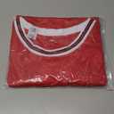 YWIES Plain Basketball Jersey, Blank Team Uniform, Hip Hop Hipster Short Sleeveless Active Shirts (X-Large, Red-red)