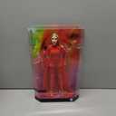 Barbie Signature Doll, Kylie Minogue Posable Collectible in Padam Padam Music Video Outfit with Red Bodysuit, Chiffon Cape and Lace-Up Boots
