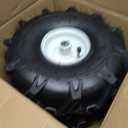 11x4.00-4" Tiller Tire and Wheel, 3/4" Axle Size, 3-1/8" Centered Hub, Compatible with Craftsman & Troy-Bilt Tiller Replacement