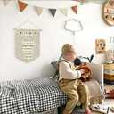 Playroom Decor, Playroom Rules Wall Hanging Pennant Flag Banner, Boy Nursery Decor, Boho Classroom Decor Baby Nursery Room Banner