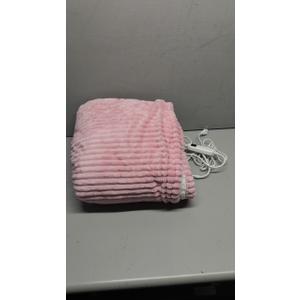 Electric Heated Blanket Throw, Heating Blanket Throw with 4 Timer Settings & 6 Heat Settings, Best Winter Gifts for Men and Women, White Elephant Gifts for Adults (50x60 Inch, Pink)