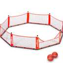 GoSports Gaga Ball Pit 10 Ft, 15 Ft Or 20 Ft Portable Indoor/Outdoor Gagagon Pit for School, Camp or Home Use