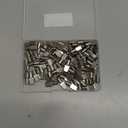 6mm Shelf Pegs Pins, Spoon Shaped Shelf Pins Support Pegs for Shelves, Nickel Plated Shelf Pins Holders, 100 PCS