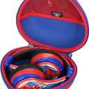 FBLFOBELI Hard Case Compatible with JLab Studio Wireless On-Ear Headphones/eKids Spiderman Wireless Bluetooth Headphones, Protective Shockproof Storage Holder (Red+Blue)