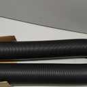 Glooglitter 4 in OD x 25 ft Flexible Drain Pipe Expandable Landscaping Drain Pipe Corrugated Pond Tubing PE Hose Black Solid Tubing for Pond Pump Fountain Garden Swimming Pool Fountain Waterfall