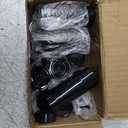 20 Pcs 15g/0.5oz Deodorant Jars Empty Refillable Round Plastic Deodorant Bottles Twist Up Bottom Filling Stick Tubes for Homemade DIY Lotion Bar Chapstick - Black