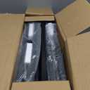 ODK Dresser for Bedroom with 4 Storage Drawers, Small Dresser Chest of Fabric Drawers with Sturdy Steel Frame for Small Space, Wood Top, Black