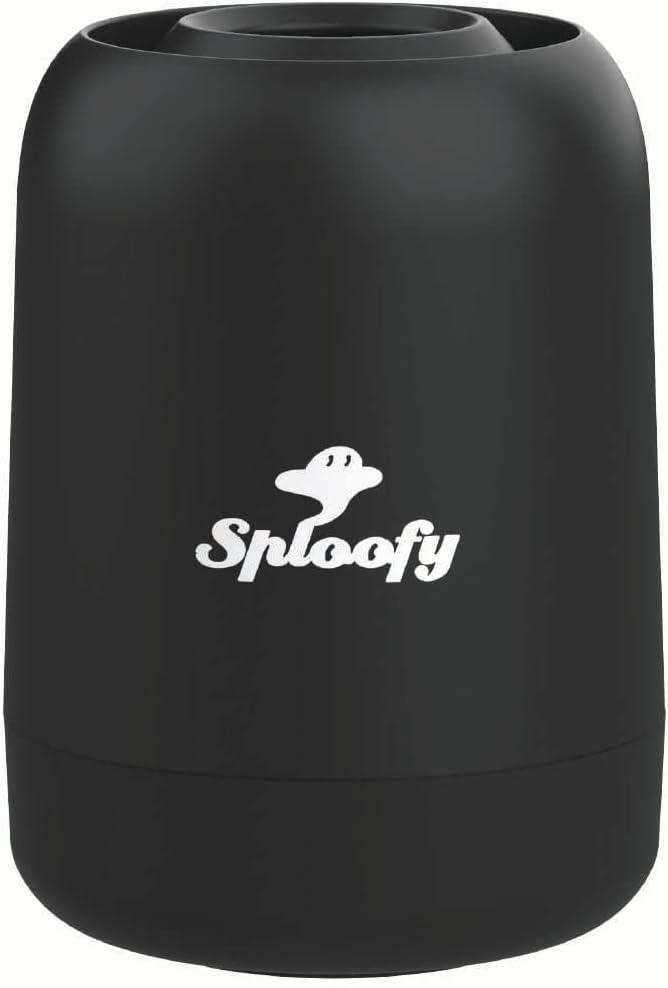 PRO II - Personal Smoke Air filter - With Replaceable Cartridge - Trap Smoke and Odor - up to 500 uses (Black)
