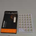 GATERON KS-33 Low Profile Chocolate Keyboard Switches, Tactile 55gf 3 Pin RGB LED Factory Pre-lubed for MX Mechanical Keyboard (35PCS)