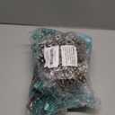 56 Pcs Christmas Decorations, 4 Styles Poinsettias Artificial Christmas Flowers Glitter Berries Stems Ornaments Tree with Pine Cones & Stems for Xmas Wedding DIY Wreath Floral Party (Blue-green)