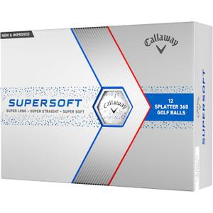 Callaway Golf Supersoft Golf Balls (2023, Blue Splatter)