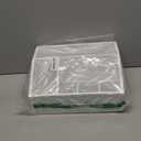 Paper Plate Dispenser, Paper Plate Holder for Kitchen Counter, Wood Rustic Silverware Utensil Caddy, Cutlery Flatware Organizer Box for Cups Spoons Forks Plates Napkins, Kitchen Accessories (White)