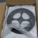 [Upgraded] Extra Large Kitchen Utensil Holder for Countertop with 360 Rotating Base, 6 Compartments, Removable Divider, Wooden Utensil Organizer for Countertop, Farmhouse Kitchen Decor