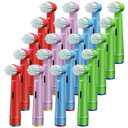 GENKENT 20 Pcs Kids Toothbrush Head Compatible with Braun Oral B Kids Electric Toothbrushes, Extra Soft Bristle for Sensitive