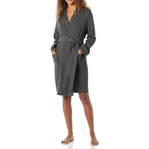 Amazon Essentials Women's Lightweight Waffle Mid-Length Robe L