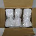 Moretreat balloon weights are perfect for parties, birthdays, weddings. Each pack includes 6PCS durable weights that easily decorate balloons and elevate any celebration. (White 6pcs)