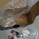 Bodum 10oz Bistro Double Wall Insulated Mug, High-Heat Borosilicate Glass, Set of 2, Clear