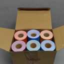 TaoBary 24 Rolls 944.9 Ft Colorful Bulletin Board Borders Bright Classroom Border for Bulletin Board Trim Scalloped Borders Decorations for Office School Teachers Classroom Posters(Rainbow Color)