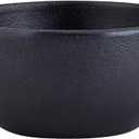 47th & Main Durable Black Cast Iron Bowl, Medium, Round, 32 fluid ounces