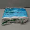 Amazon Basics 2-Ply Soft Toilet Paper, 6 Rolls, 350 Sheets per Roll, Equivalent to 37 Regular Rolls, Septic Safe