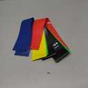 Resistance Bands for Working Out, Exercise Bands Resistance Bands Set with 5 Resistance Levels, Multi-Colored Workout Bands for Indoor & Outdoor Fitness, Leg Strength Training, Yoga (Multicolor)