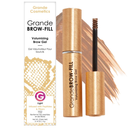 Grande Cosmetics GrandeBROWFILL Volumizing Brow Gel with Fibers & Peptides, for Natural & FullerLooking Eyebrows  Light (0.14 fl oz)
