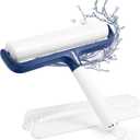 Dayinkes Large 9.45 Inch Reusable Lint Roller Ball, Hangable Lint Roller for Pet Cat Dog Hair, Washable Sticky Rollers with Cover, Hair Sticky Remover for Pet Hair & Lint on Clothes, Extended to 24cm