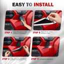 Front Grille Decorative Patch Compatible with 2024 2025 Tacoma Accessories - Custom Fit Front Headlight Grille Decals for 4th Gen Tacoma  Durable ABS, Enhances Truck Style