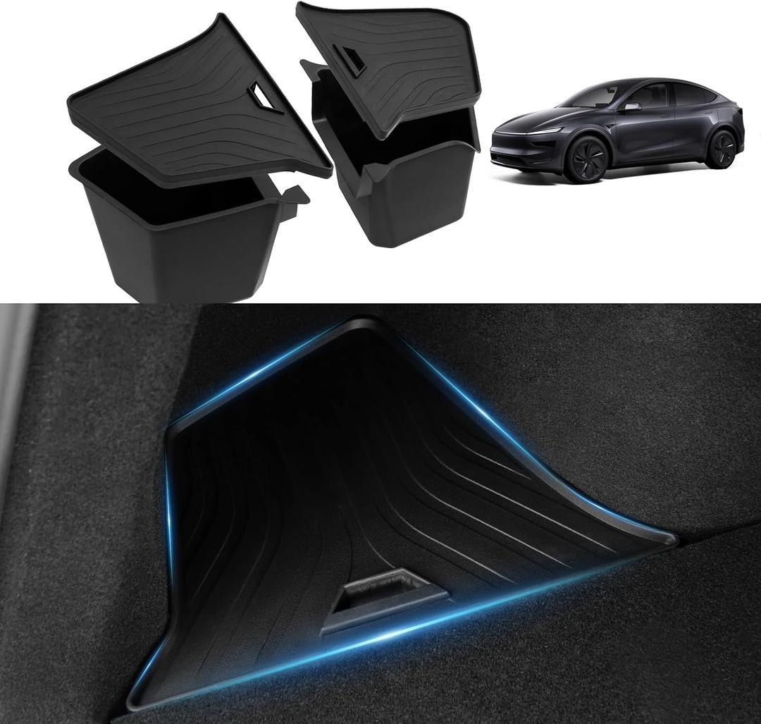 Trunk Storage Bins for 2026 Tesla Model Y Juniper 5-Seater, 2PCS
