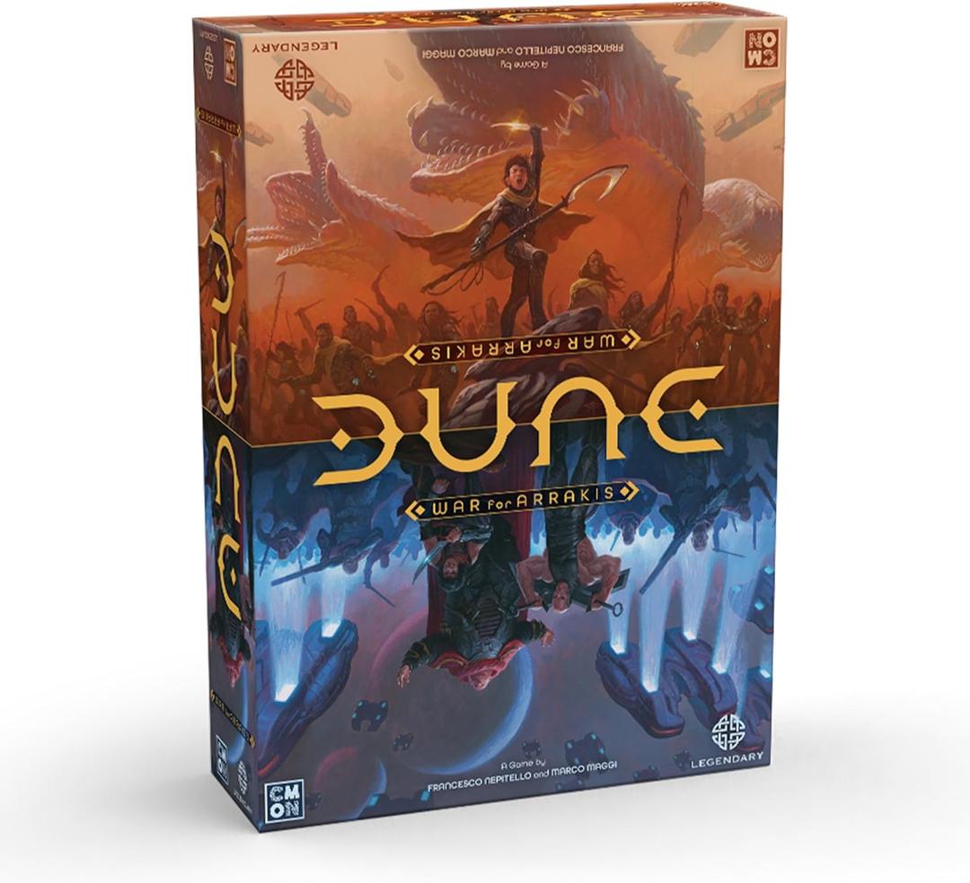 CMON Dune: War for Arrakis Board Game CORE Box - Tabletop Miniatures Strategy Game with Asymmetric Gameplay for Kids and Adults, Ages 14+, 1-4 Players, 120 Minute Playtime