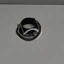 NICOR Lighting 4 inch Black and White Recessed Baffle Trim, for 4 inch Housings (19501)